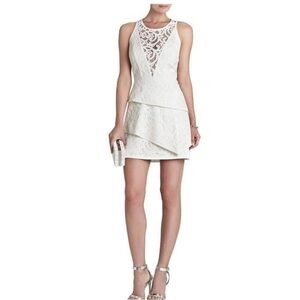 NWT BCBG MaXAZRIA white lace dress size 10​